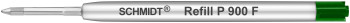 Schmidt P900 G2 Parker Style Ballpoint Refill - Fine - Green