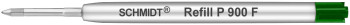 Schmidt P900 G2 Parker Style Ballpoint Refill - Medium - Green