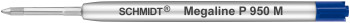 Schmidt P950M Megaline Ballpoint Refill - Medium - Blue