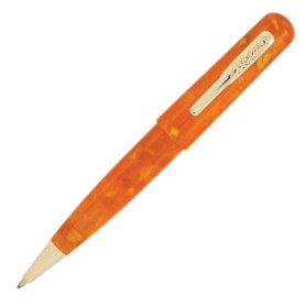 Conklin All American Ballpoint Pen - Sunburst Orange Gold Trim
