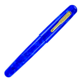 Conklin All American Fountain Pen - Lapis Blue Gold Trim - Picture 1