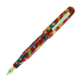 Conklin All American Fountain Pen - Old Glory Chrome Trim