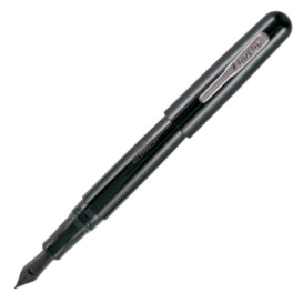 Conklin All American Fountain Pen - Raven Black Chrome Trim