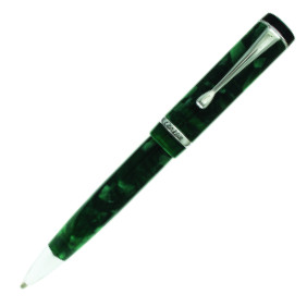 Conklin Duragraph Ballpoint Pen - Forest Green Chrome Trim