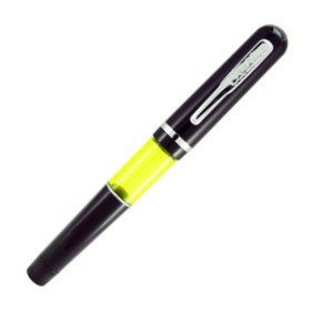 Conklin Heritage World Gauge Fountain Pen - Black Chrome Trim - Picture 1