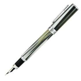 Conklin Stylograph Fountain Pen - Matte Polar White - Picture 1