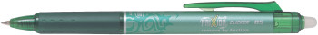 Pilot FriXion Clicker Erasable Rollerball Pen - Green - 0.5mm