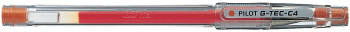 Pilot G-Tec C4 Gel Ink Rollerball Pen - Orange