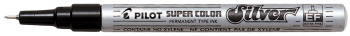 Pilot Supercolor Marker Pen - Silver Extra Fine