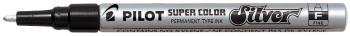 Pilot Supercolor Marker Pen - Silver Fine