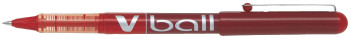 Pilot V Ball Rollerball Pen - Red - 0.5mm
