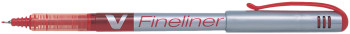 Pilot V Fineliner Rollerball Pen - Red
