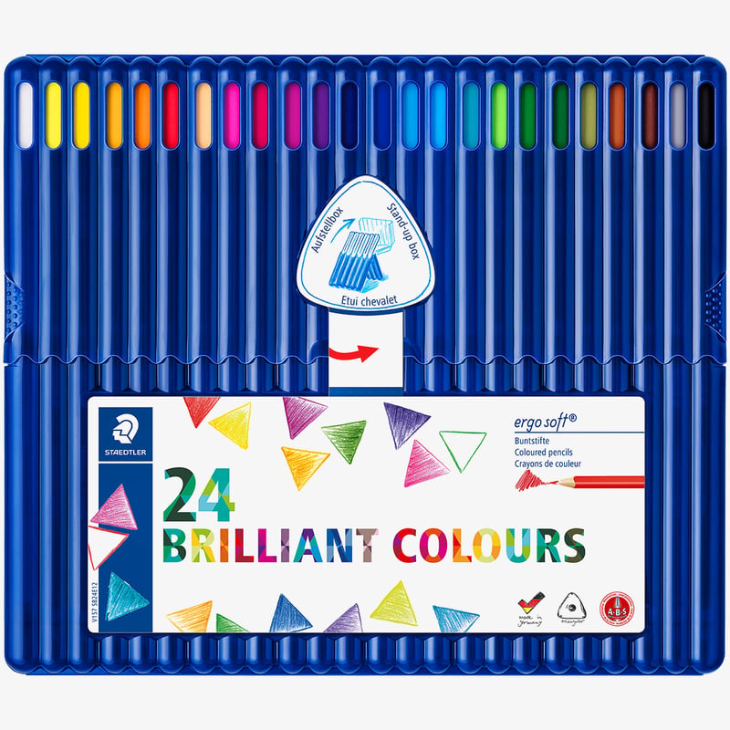 STAEDTLER NORIS TRIANGULAR 2B PENCIL 12PCS IN BOX YELLOW BARREL