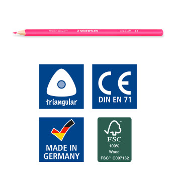 Staedtler Ergosoft Colouring Pencils - Assorted Colours (Pack of 18) - Picture 3