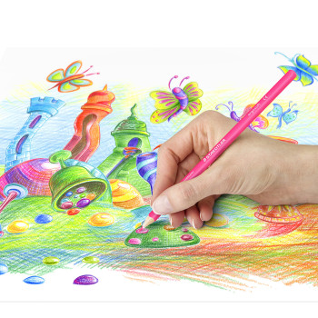 Staedtler Ergosoft Colouring Pencils - Assorted Colours (Pack of 18) - Picture 4