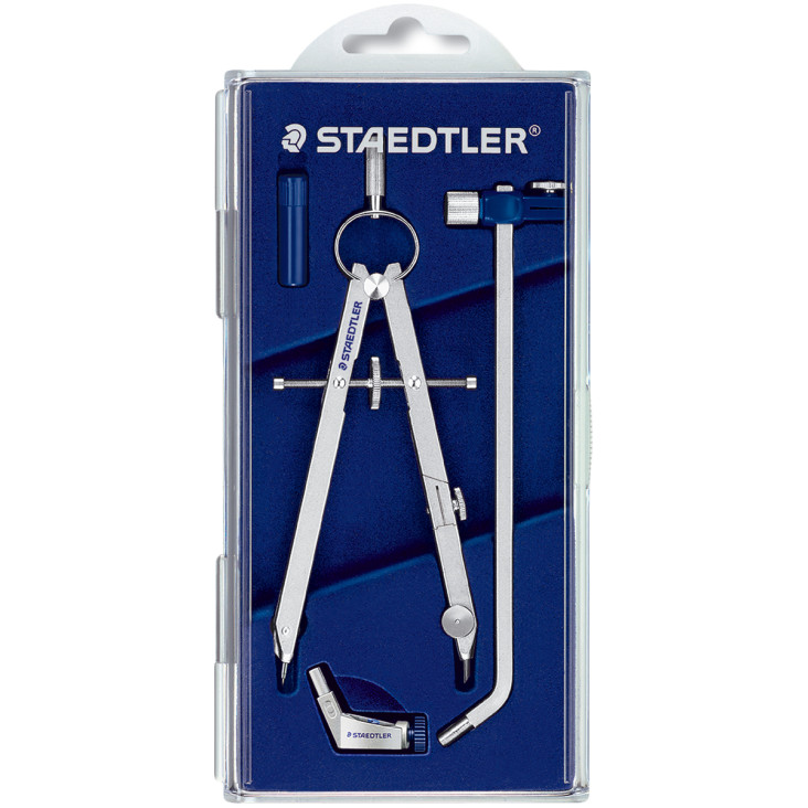 Staedtler Mars Comfort - Precision Compass with Universal Adaptor and Extension Bar
