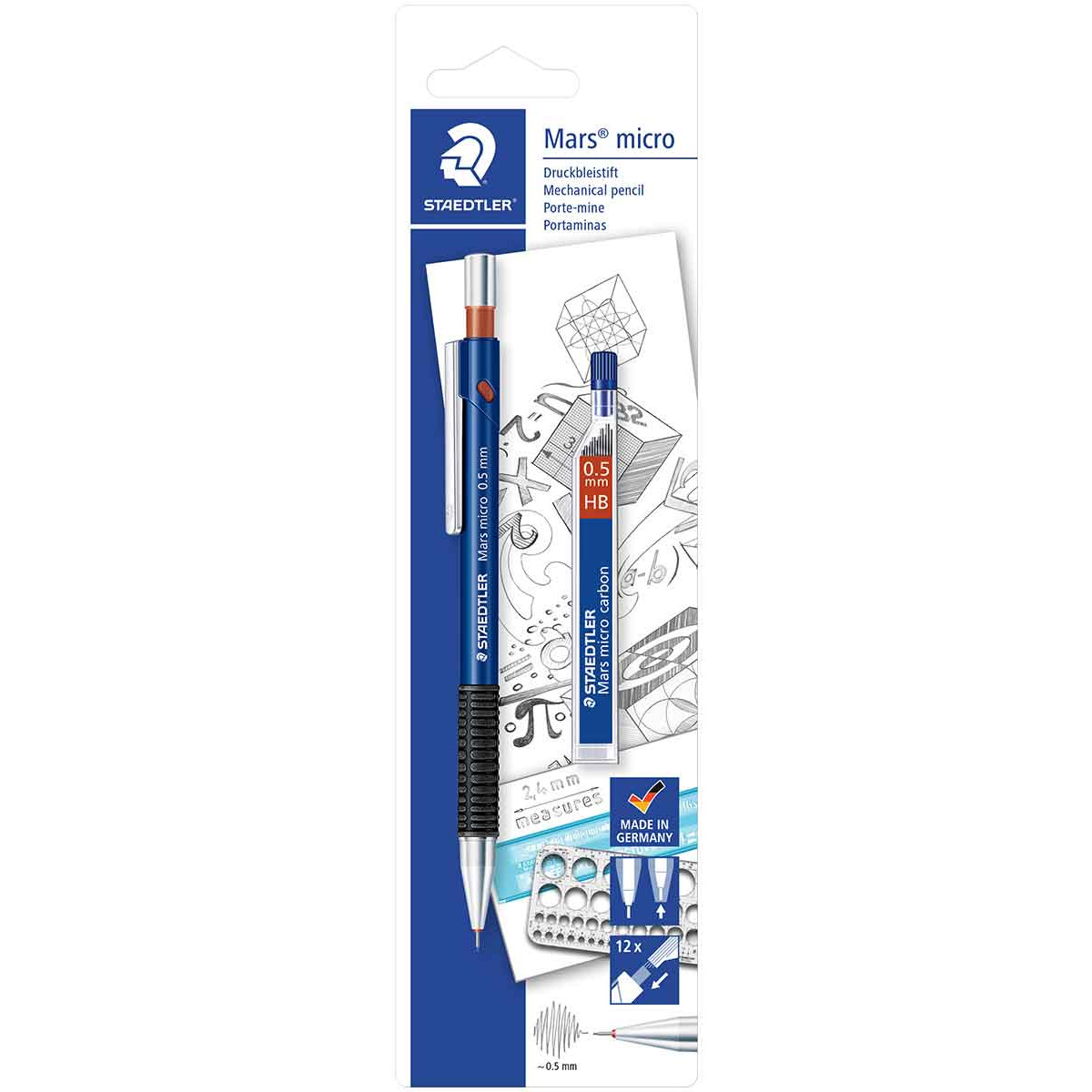 Staedtler Mars Micro Pencil with Leads - 0.5mm