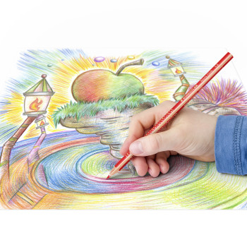 Staedtler Noris Triplus Colouring Pencils - Assorted Colours (Pack of 24) - Picture 4