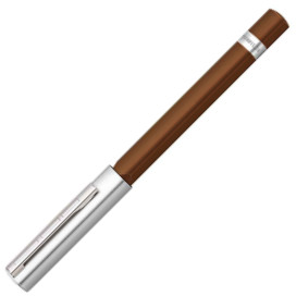 Staedtler TRX Rollerball Pen - Brown Chrome Trim - Picture 1