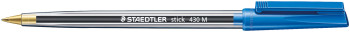 Staedtler 430 Stick Ballpoint Pen  - Medium - Blue