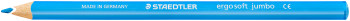 Staedtler Ergosoft Jumbo Triangular Coloured Pencil - Light Blue