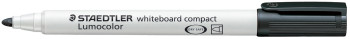 Staedtler Lumocolor Compact Whiteboard Marker - Bullet Tip - Black