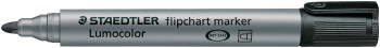 Staedtler Lumocolor Flipchart Marker - Bullet Tip - Black