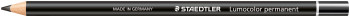 Staedtler Lumocolor Glasochrom Permanent Marker Pencil - Black