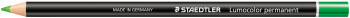 Staedtler Lumocolor Glasochrom Permanent Marker Pencil - Green