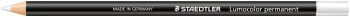 Staedtler Lumocolor Glasochrom Permanent Marker Pencil - White