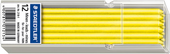 Staedtler Lumocolor Non-Permanent Omnichrom Leads - 3mm Yellow (Box of 12)