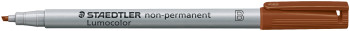 Staedtler Lumocolor Nonpermanent Pen - Broad - Brown