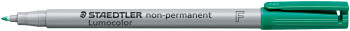 Staedtler Lumocolor Nonpermanent Pen - Fine - Green