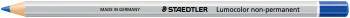 Staedtler Lumocolor Omnichrom Non-Permanent Marker Pencil - Blue