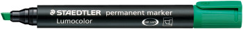 Staedtler Lumocolor Permanent Marker - Chisel Tip - Green