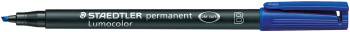 Staedtler Lumocolor Permanent Pen - Broad - Blue