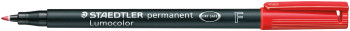 Staedtler Lumocolor Permanent Pen - Fine - Red