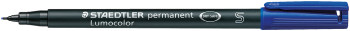 Staedtler Lumocolor Permanent Pen - Superfine - Blue