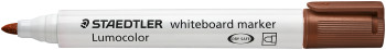 Staedtler Lumocolor Whiteboard Marker - Bullet Tip - Brown