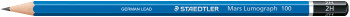 Staedtler Mars Lumograph Drawing Pencil - 2H