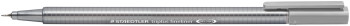 Staedtler Triplus Fineliner Pen - Silver Grey