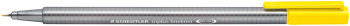 Staedtler Triplus Fineliner Pen - Yellow