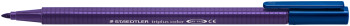 Staedtler Triplus Triangular Fibre Tip Pen - Dark Mauve