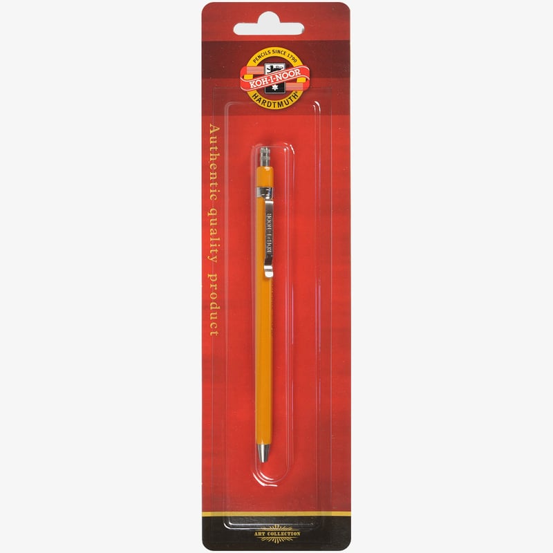 thumbnail interactive-video image 1 of Koh-I-Noor 2mm Diameter Short Mechanical Clutch Lead Holder Pencil... 1 of 11