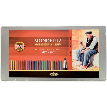 Koh-I-Noor 3796 Aquarell Mondeluz Drawing Set - Assorted Colours