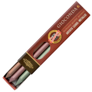 Koh-I-Noor 4380 Metallic Coloured Leads - 5.6mm x 80mm (Pack of 6)