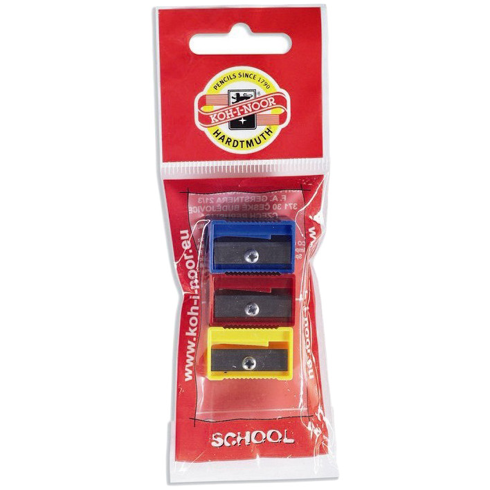 Koh-I-Noor Sharpener - Plastic Set of 3