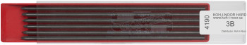 Koh-I-Noor 4190 Graphite Lead 2.0mm x 120mm - 3B (Plastic Case of 12)