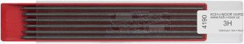 Koh-I-Noor 4190 Graphite Lead 2.0mm x 120mm - 3H (Plastic Case of 12)