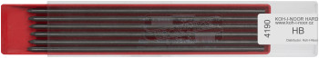 Koh-I-Noor 4190 Graphite Lead 2.0mm x 120mm - HB (Plastic Case of 12)